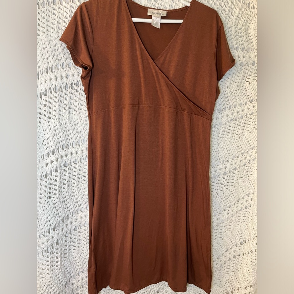 Chadwicks size 16 crisscross front empire waist every day dress